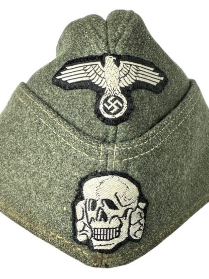 Original WWII German Waffen-SS M40 EM/NCO overseas cap 